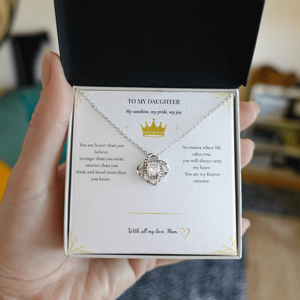 Daughter's Love Knot Necklace