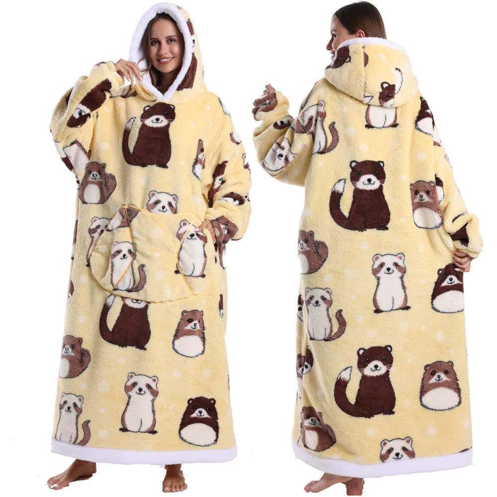 Cozy Oversized Hoodie Blanket